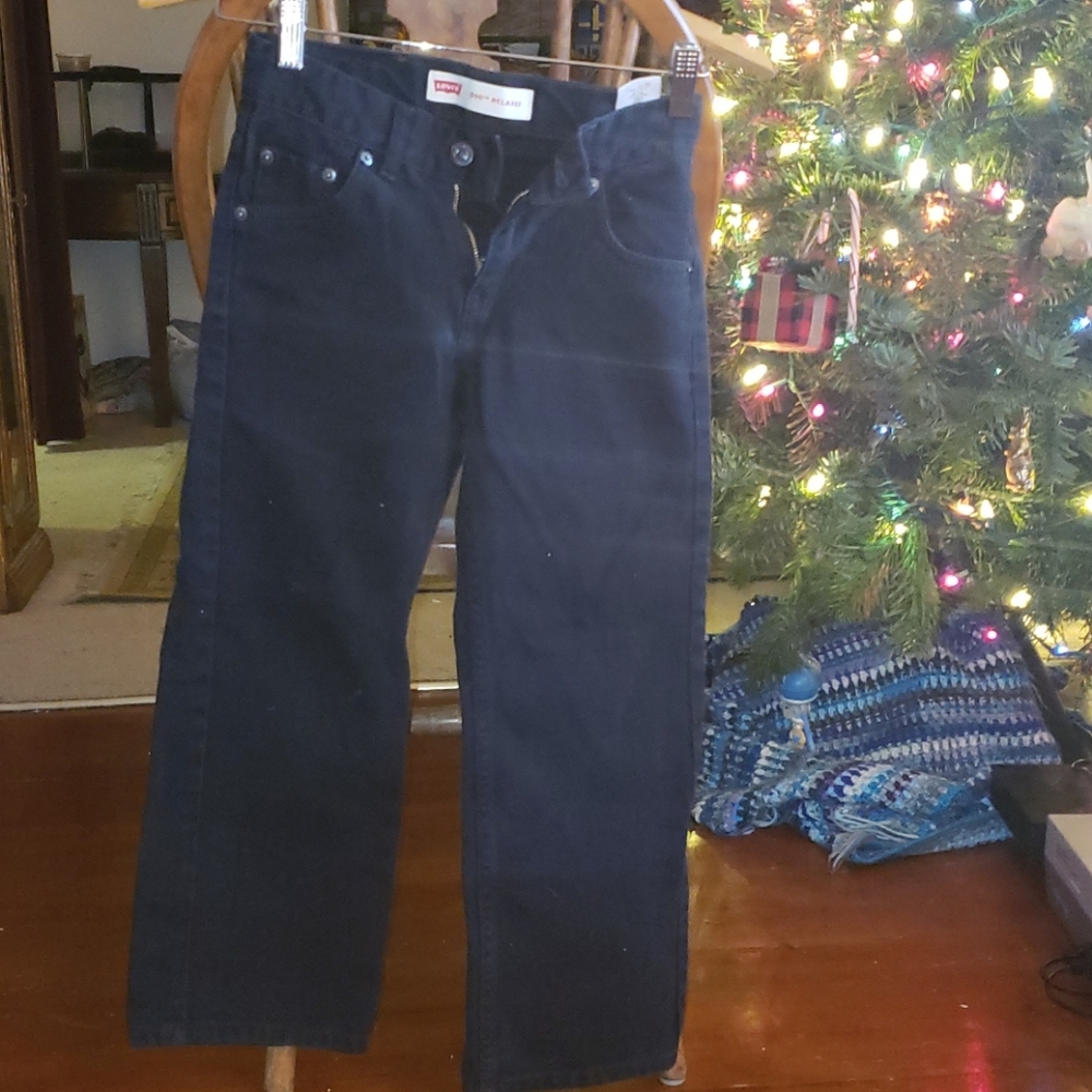 Kids Levi's 550 relaxed black jeans